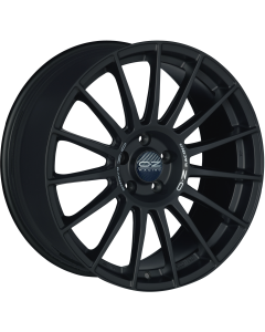 Oz Superturismo Lm Matt Black Silver Lettering