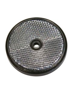 Refleks rund hvid diameter 68mm 2stk