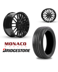 Sommer komplethjul i 21'' til Audi Q8 e-tron med Bridgestone dæk