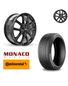 Vinter komplethjul i 18'' til Toyota bZ4X med Continental dæk