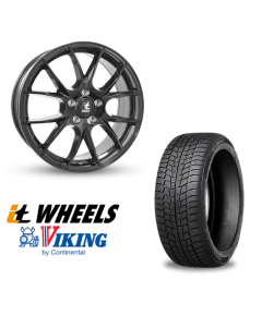 Vinter komplethjul i 17'' til Toyota Corolla Cross med Viking dæk