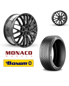 Vinter komplethjul i 18'' til Mercedes Benz EQB med Barum dæk