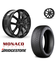 Vinter komplethjul i 19'' til Volvo EX40/XC40 med Bridgestone dæk