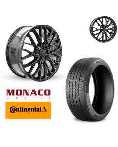 Vinter komplethjul i 19'' til Polestar 2 med Continental dæk