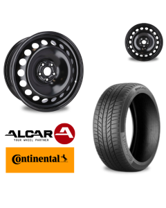 Vinter komplethjul i 18" til VW ID.Buzz, VW ID.4, Skoda Elroq med Continental dæk