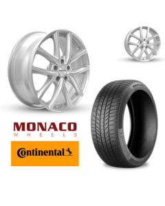 Vinter komplethjul i 18" til VW ID.4, Skoda Elroq 50 m.fl. med Continental dæk