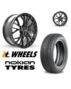 Vinter komplethjul i 20'' til Polestar 4 med Nokian dæk