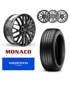 Sommer komplethjul i 20" til Tesla model Y med Vredestein dæk