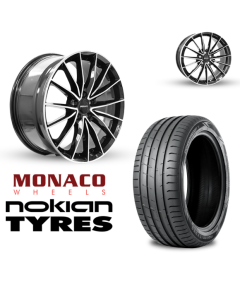 Sommer komplethjul i 20'' til Mercedes Benz EQC med Nokian dæk