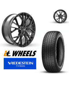 Helårs komplethjul i 19" til Tesla model Y med Vredestein dæk