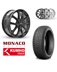 Vinter komplethjul i 17" til VW ID.Cross med Kumho dæk