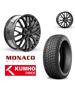 Vinter komplethjul i 19'' til Polestar 2 med Kumho dæk