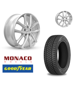 Vinter komplethjul i 17'' til BYD Dolphin med Goodyear dæk