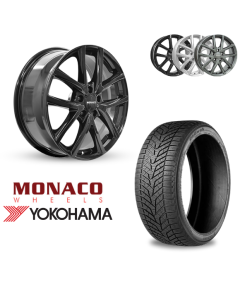 Vinter komplethjul i 18'' til Hyundai Ioniq 6 med Yokohama dæk