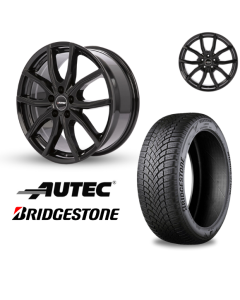 Vinter komplethjul i 18" til Renault Megane E-Tech med Bridgestone dæk