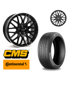 Vinter komplethjul i 19'' til Peugeot E-5008 med Continental dæk