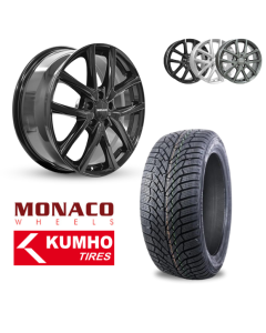 Vinter komplethjul i 17'' til Nissan Qashqai med Kumho dæk