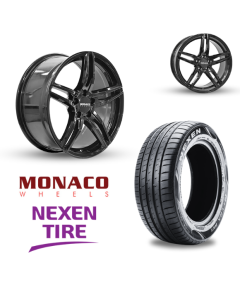 Sommer komplethjul i 18'' til Mercedes Benz EQA med Nexen dæk