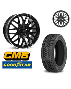 Vinter komplethjul i 19'' til Peugeot E-3008 med Goodyear dæk