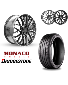 Sommer komplethjul i 20'' til VW ID.7 med Bridgestone dæk